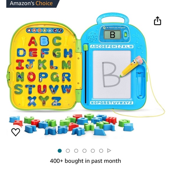 Leap Frog Mr Pencils ABC Backpack - Picture 1 of 3